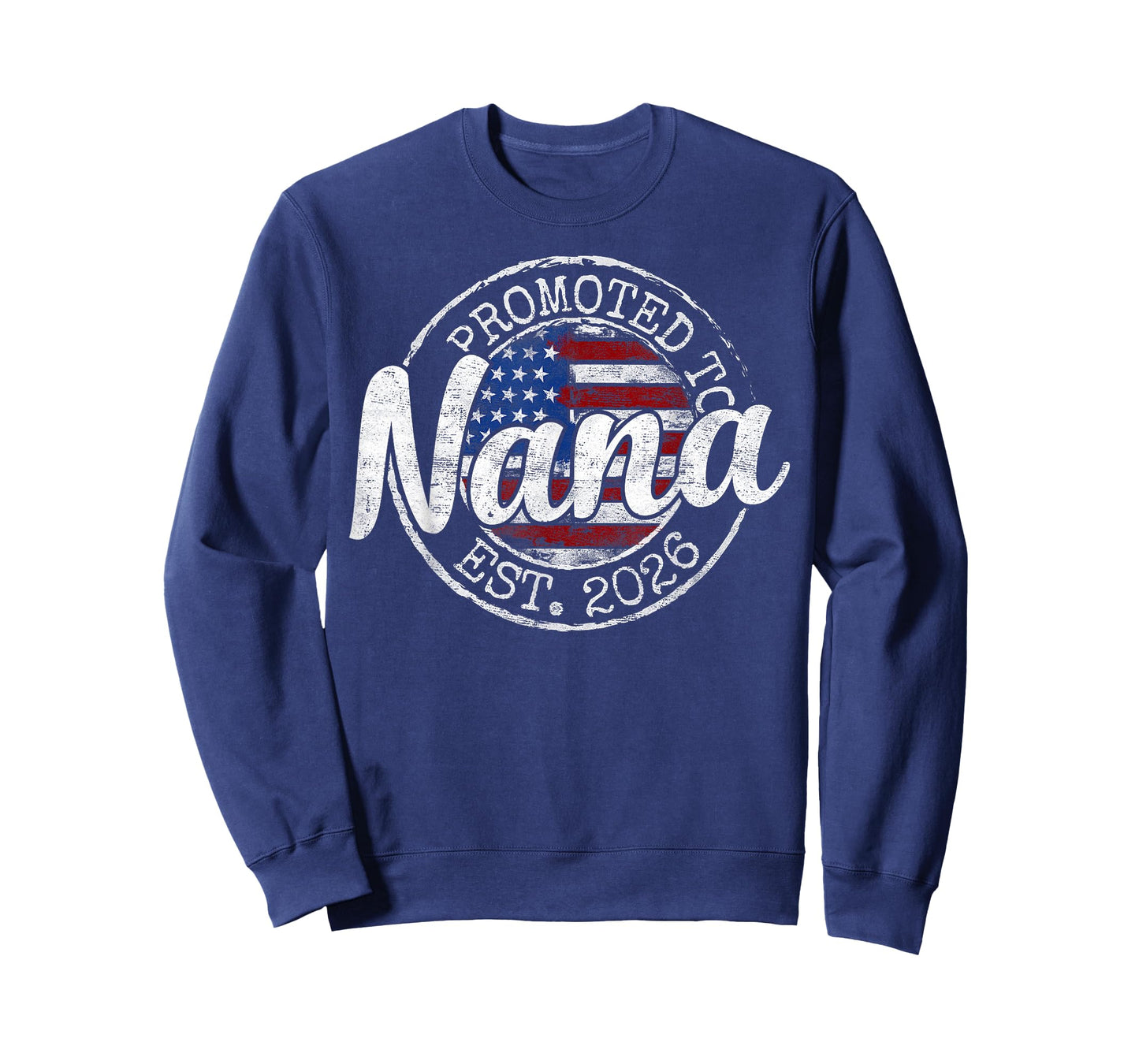 Promoted to Nana Est 2026 Stamp First Time Grandma to Be T-Shirt
