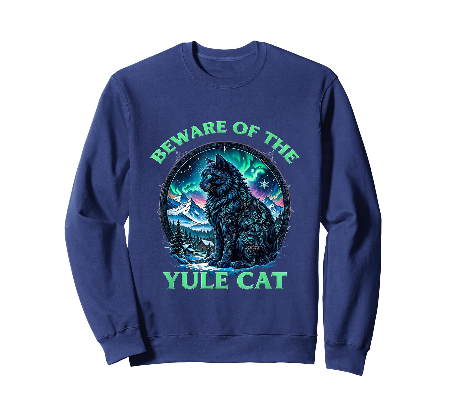 Yule Cat Icelandic Christmas Vintage Beware Jolakotturinn T-Shirt