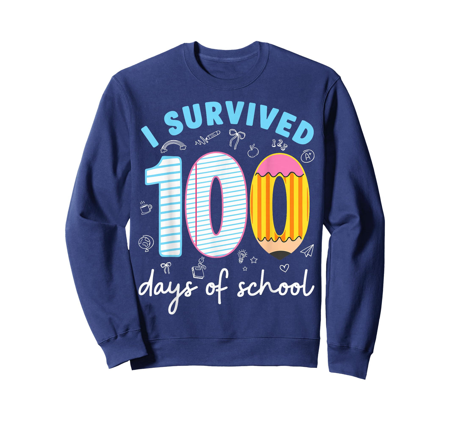 I Survived 100 Days of School Funny Meme Teacher Student T-Shirt