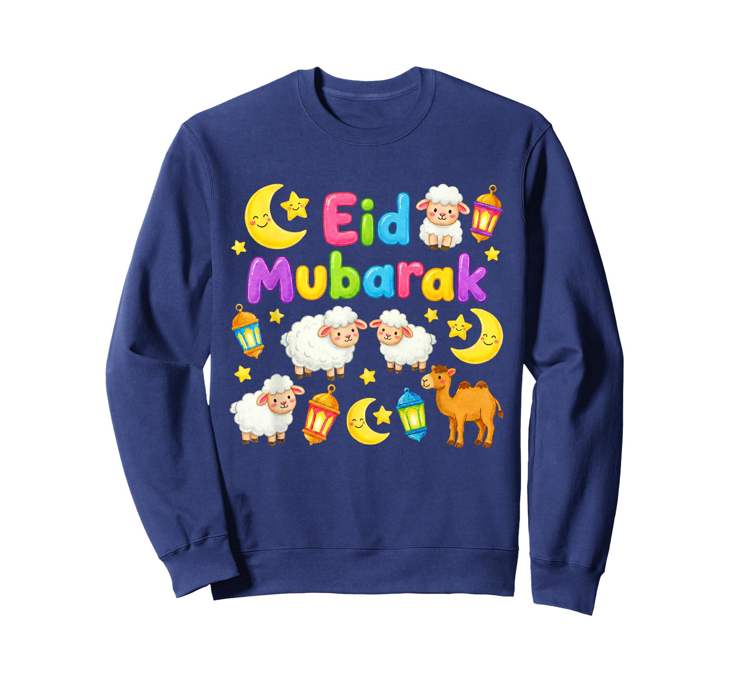 Happy Eid Mubarak for Muslim Kids Eid al Fitr/al Adha Boys T-Shirt
