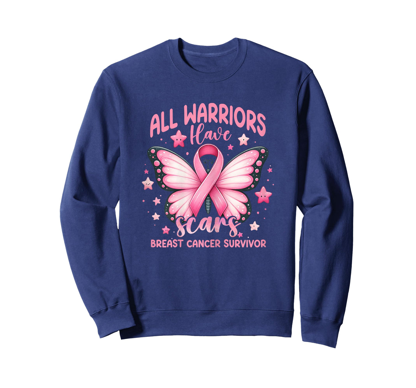 Dressed in Pink Breast Cancer Awareness Warrior in Pink T-Shirt