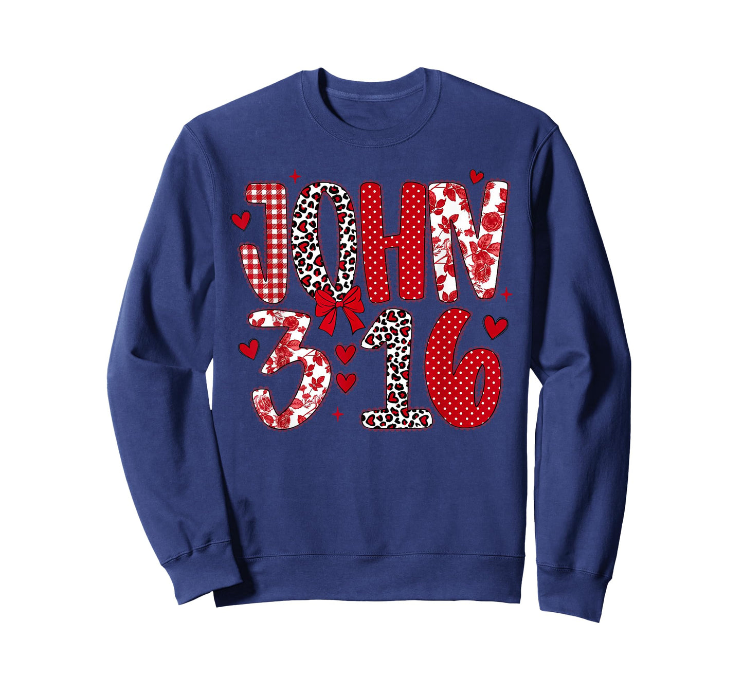 John 3 16 Preppy Valentine Love Christian Bible Verses Jesus T-Shirt