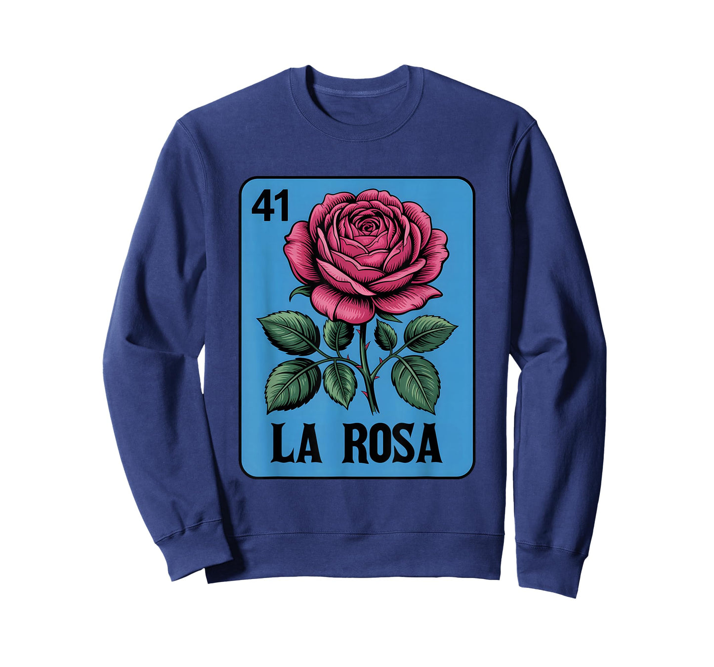 Mexican Lottery La Rosa Flower Card Game Latina Hispanic T-Shirt