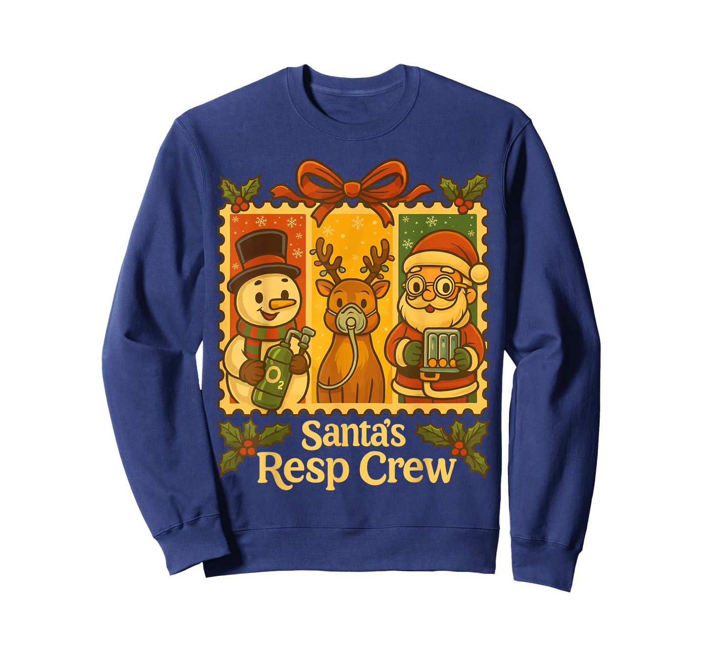 Christmas Respiratory Therapy Crew Xmas RT Nurse T-Shirt
