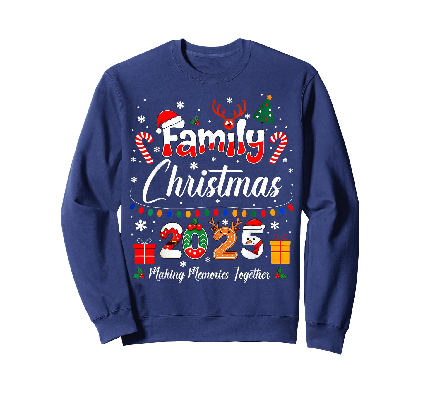 Family Christmas 2025 Matching Outfit Xmas Squad Santa T-Shirt