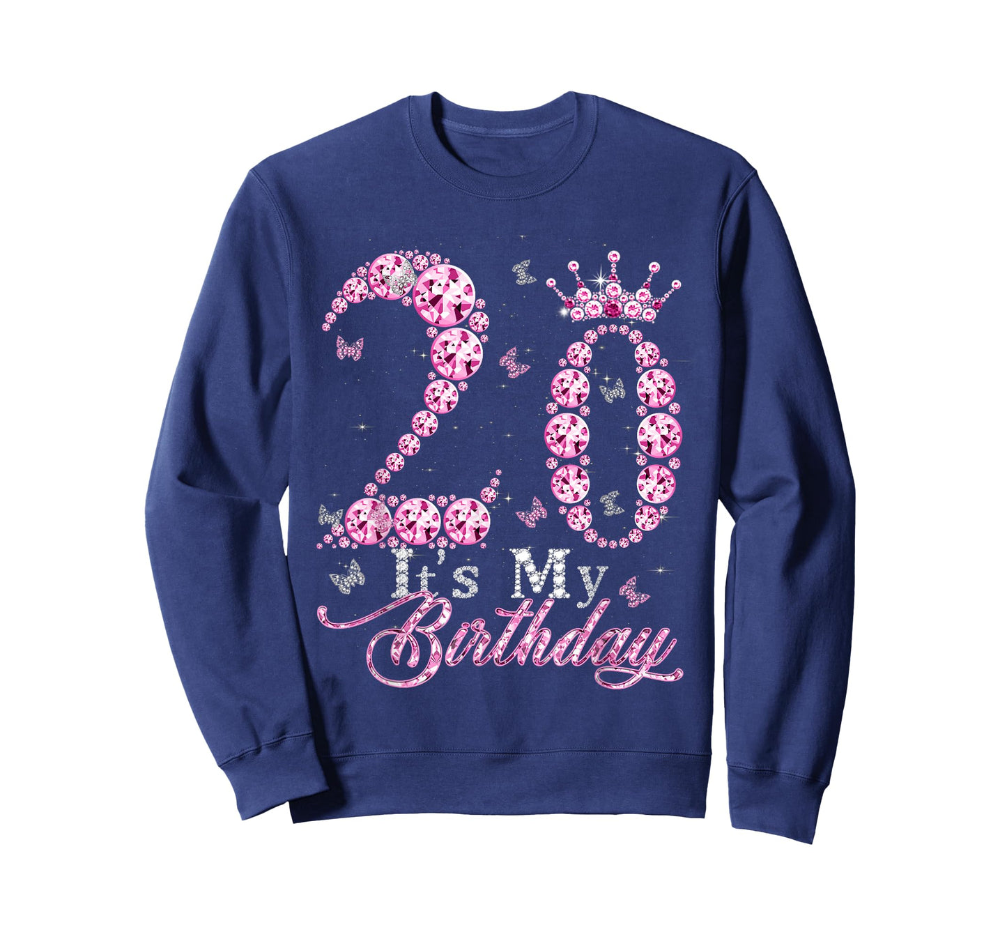 It's My 20th Birthday Queen Diamond Crown 20 Year Old Women T-Shirt