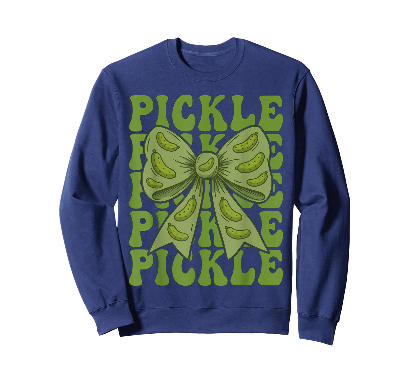 Funny Pickle Coquette Bow Retro Pickle Lover Women Girls Kid T-Shirt