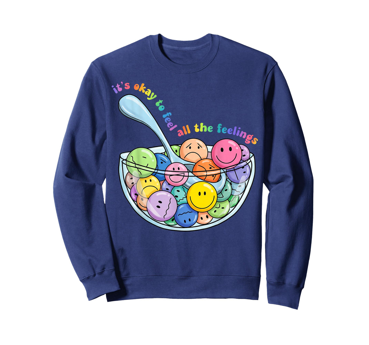 Its Okay to Feel All The Feels Self-Compassion Emotion Girls T-Shirt