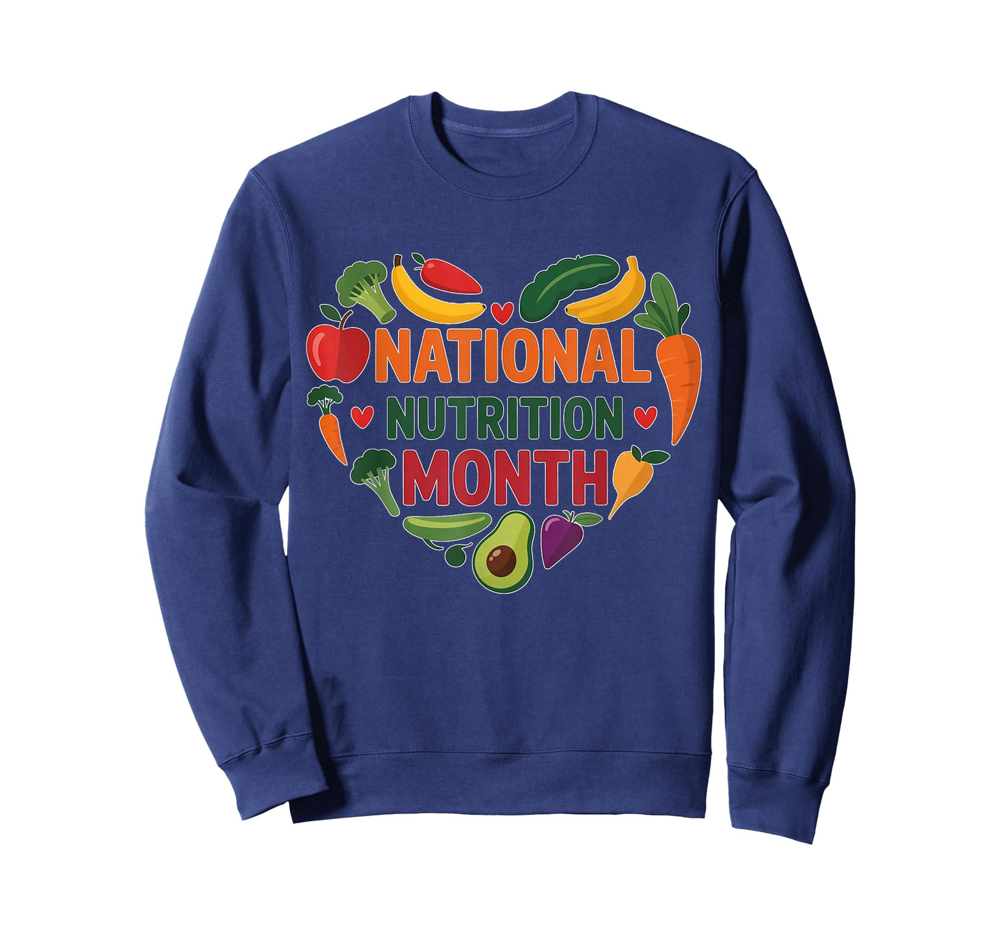 National Nutrition Month Healthy Eating Fruits Vegetables T-Shirt