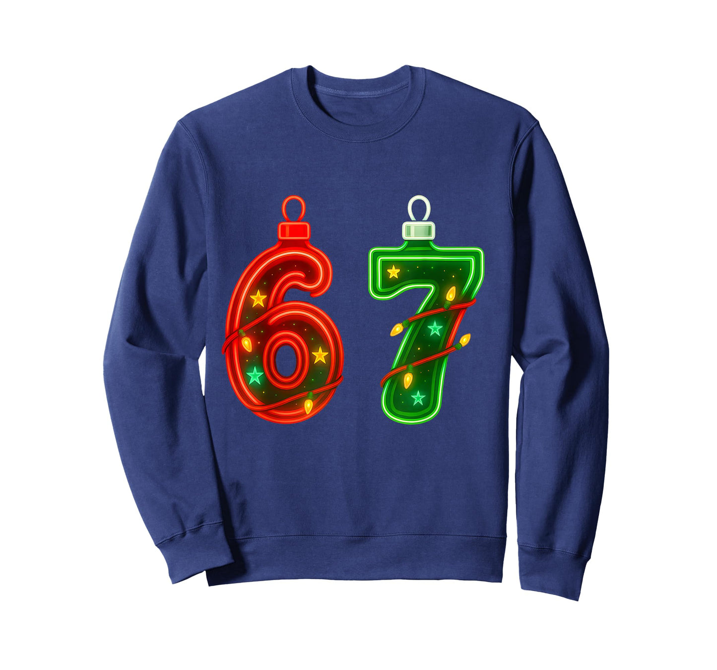 67 Christmas Ornament Meme Ice Drip Holiday Pajama 6 7 T-Shirt