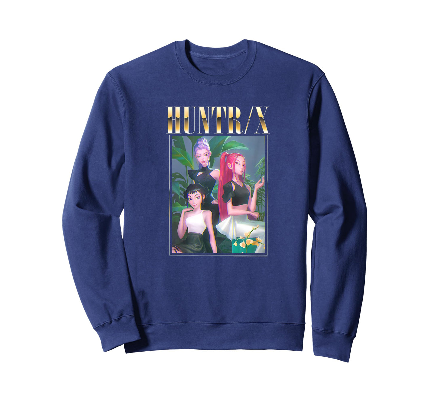 Kpop Demon Hunters Halloween Huntrix Gold Photocard T-Shirt