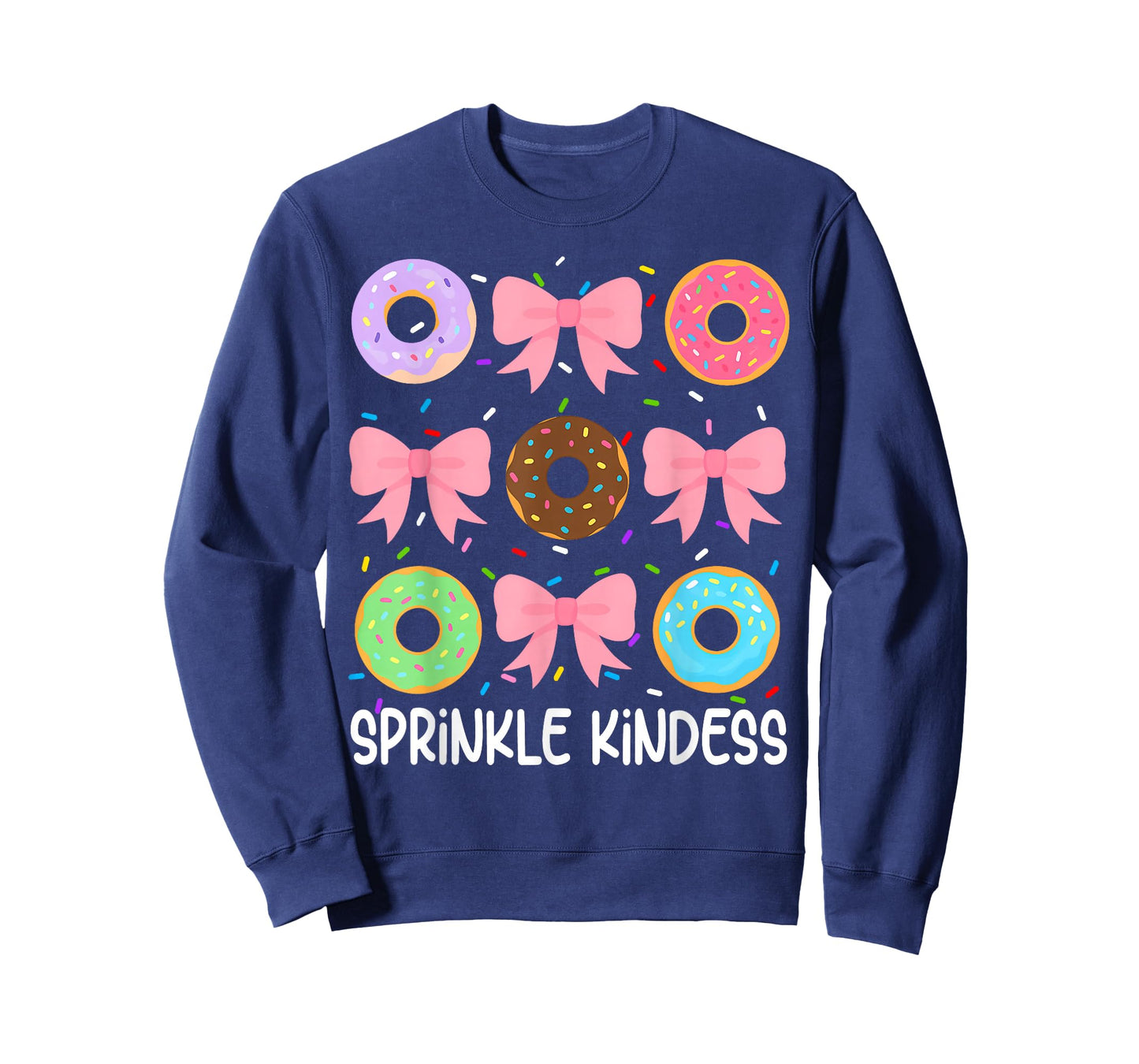 Donut Sprinkle Kindness Funny Girls Women Doughnut Lover T-Shirt