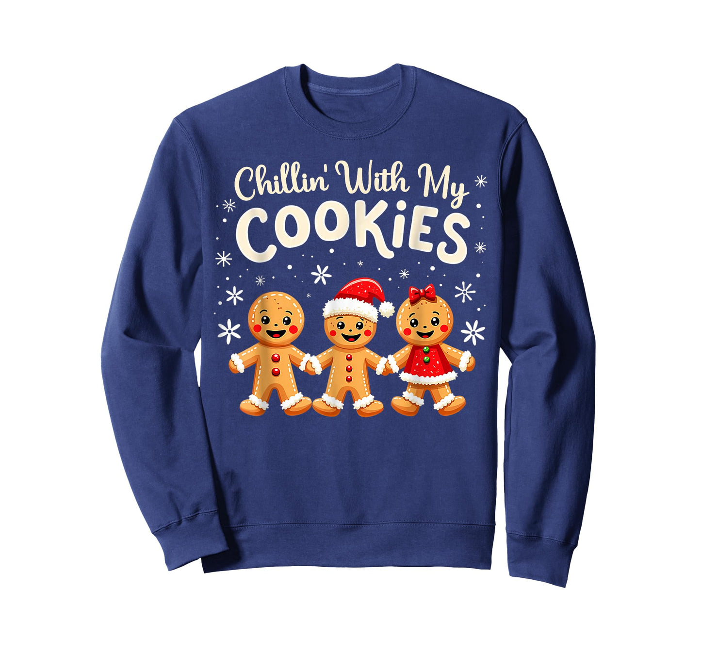 Hangin with My Cookies Gingerbread Women Christmas Teacher T-Shirt