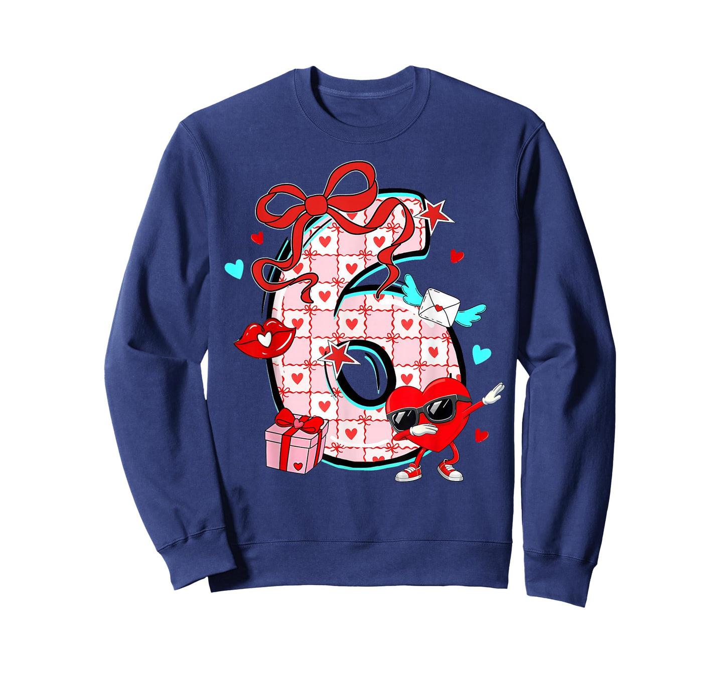 Valentine 67 Six Seven Meme Dabbing Hearts Matching Couple T-Shirt