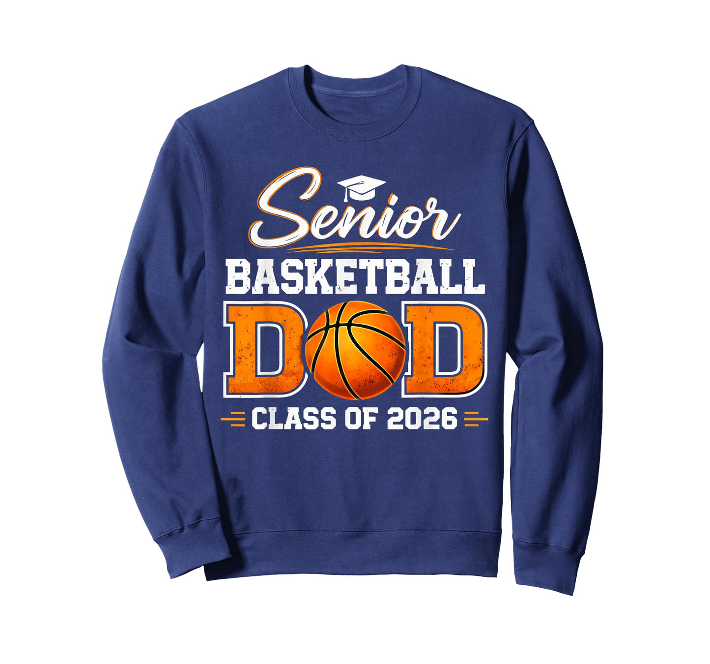 Senior Dad Class of 2026 Basketball Dad Graduation T-Shirt