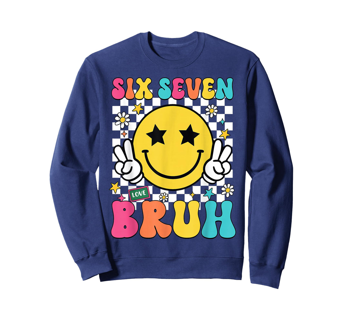 67 Meme Gen Alpha Slang 6 7 Six Seven Bruh Funny Boys Kids T-Shirt
