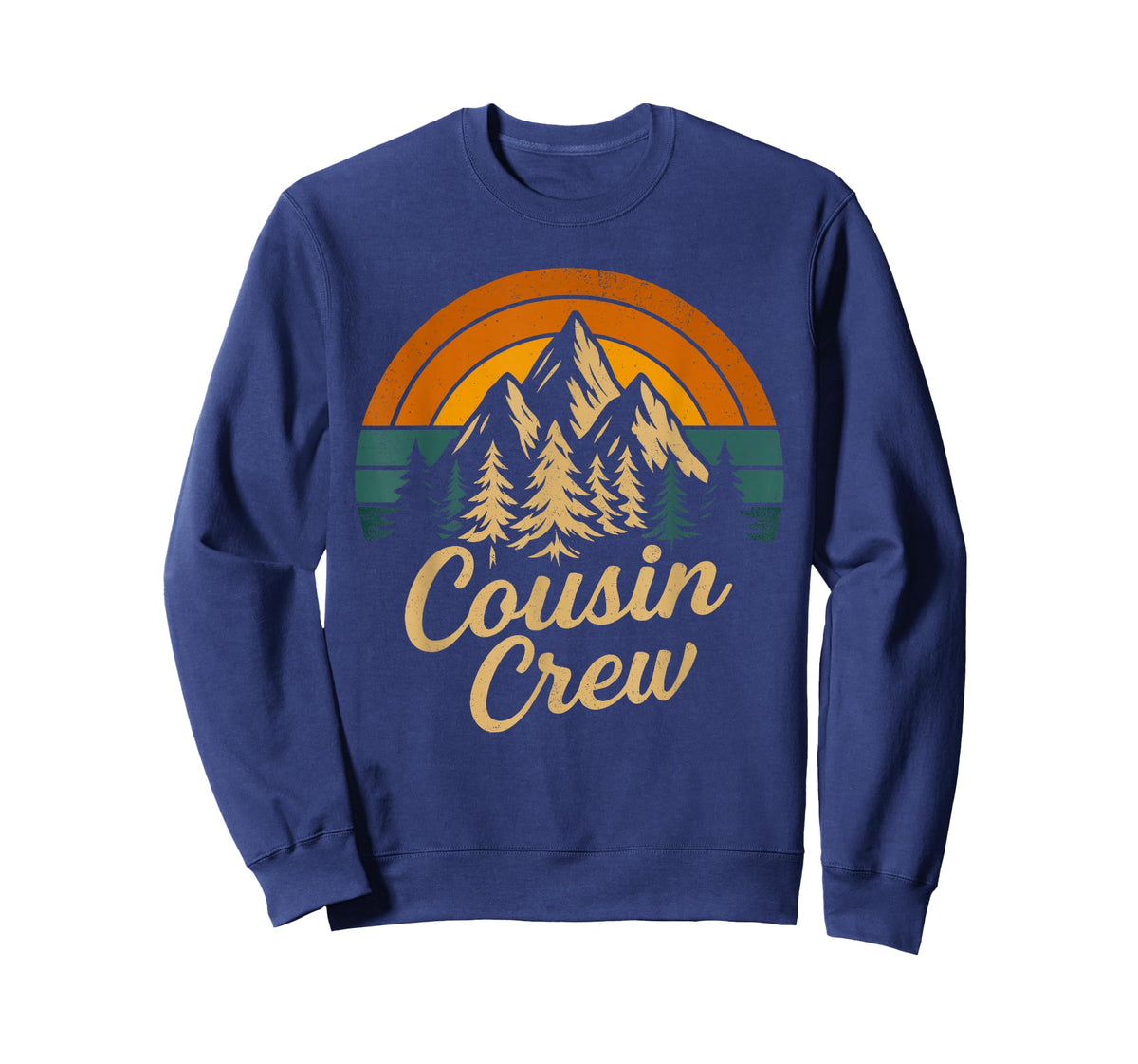 Vintage Cousin Crew Family Matching Camping Cousin Squad T-Shirt