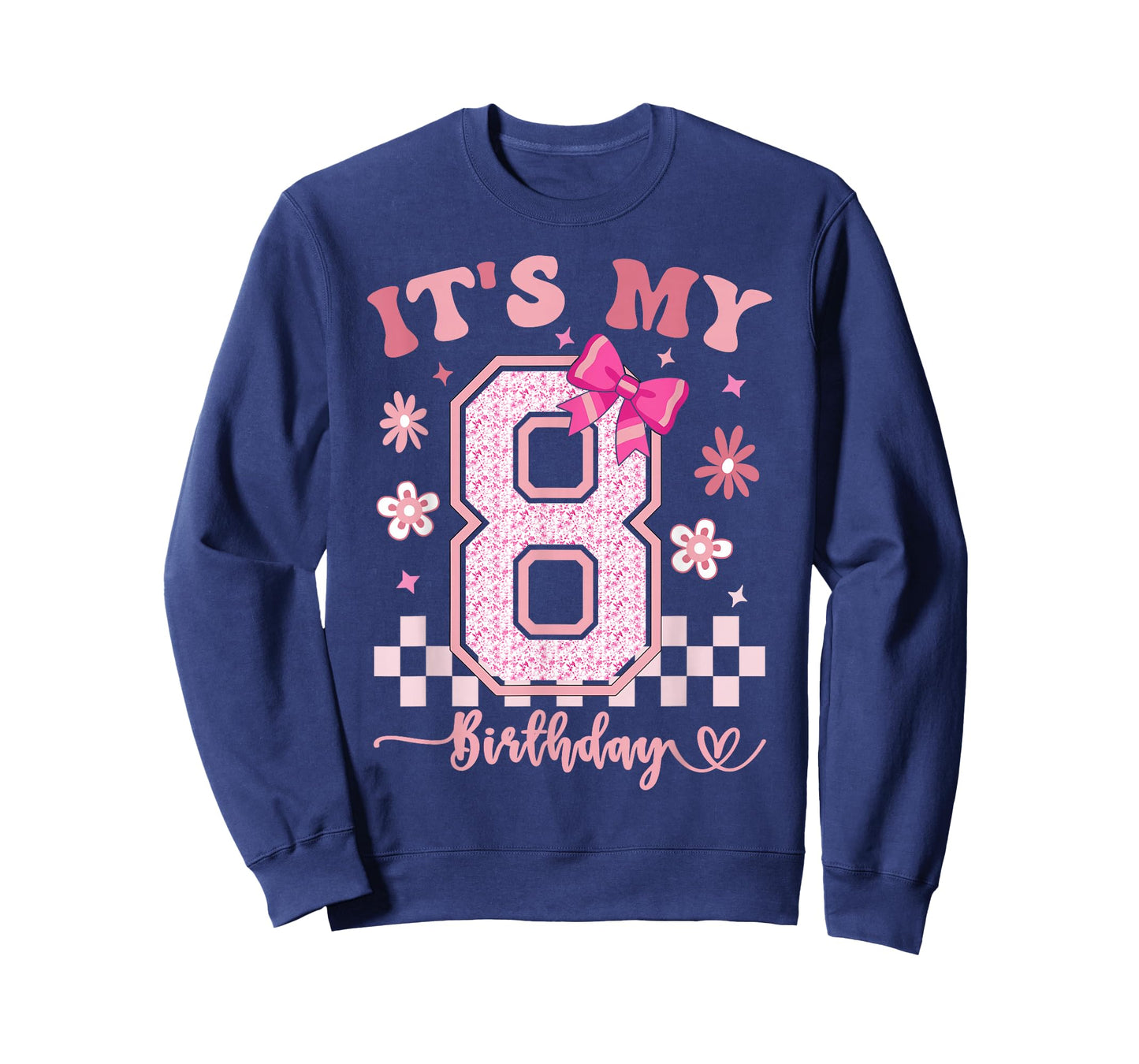 It's My 8th Birthday Girls 8 Year Old Girl Birthday T-Shirt