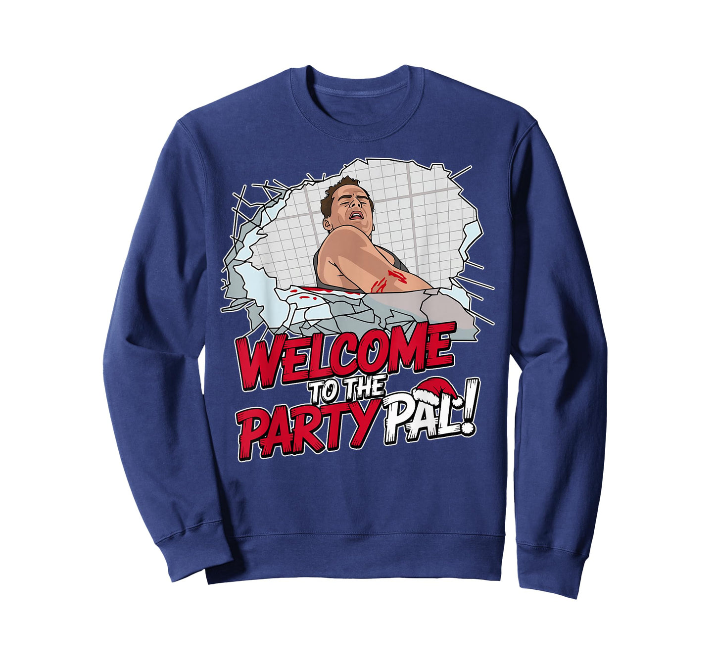 Funny Quote, Welcome to The Party! Christmas Cartoon Art T-Shirt
