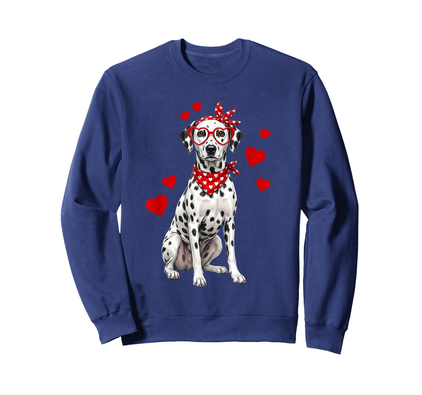 Dalmatian Valentines Day Dog Lover Heart T-Shirt