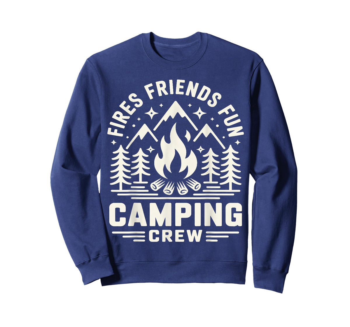 Fires Friends Fun Camping Crew Camp Campfire Vacation T-Shirt