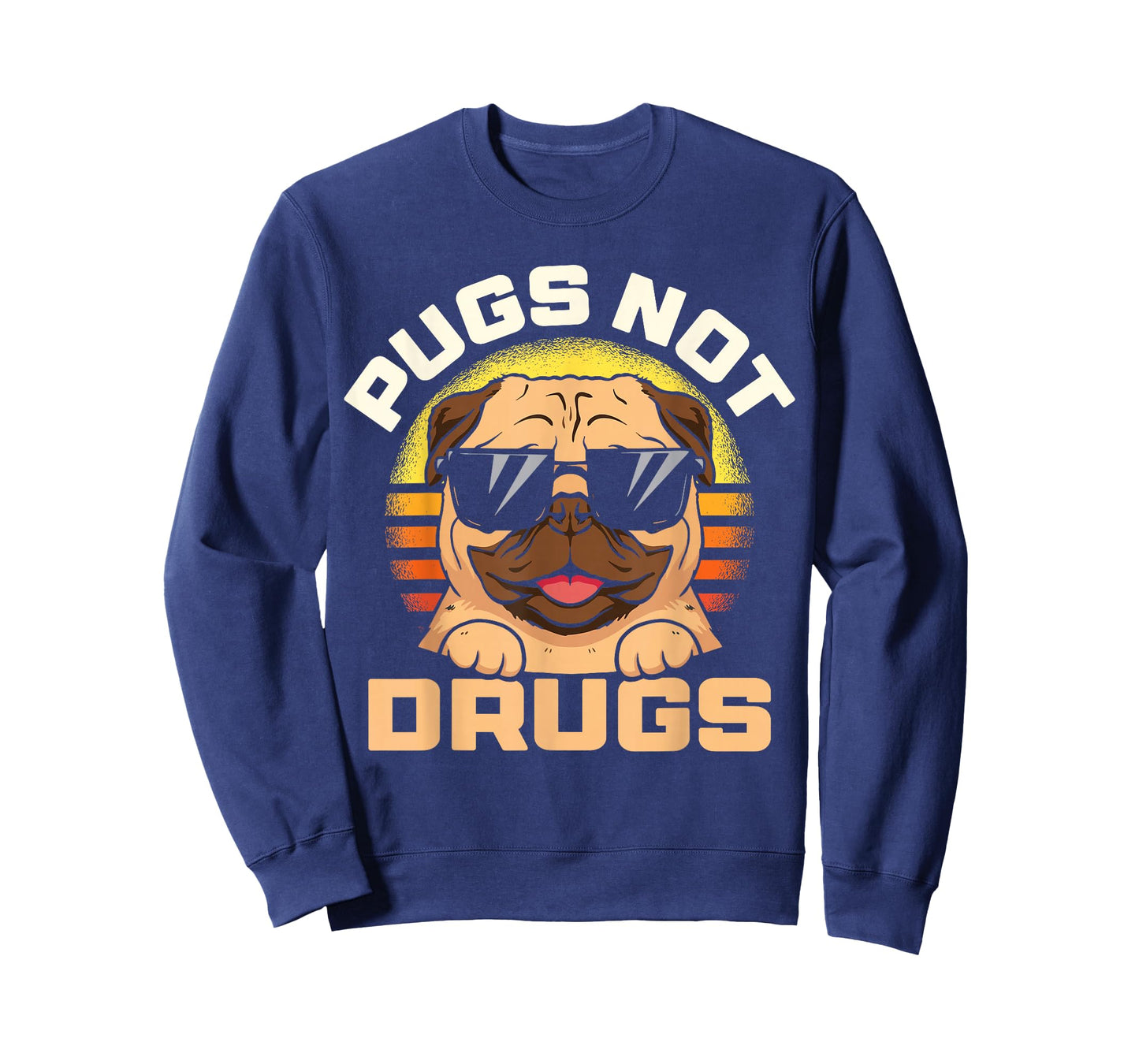 Funny Pug Pugs Not Drugs for Men Women Dog Lovers Gift T-Shirt