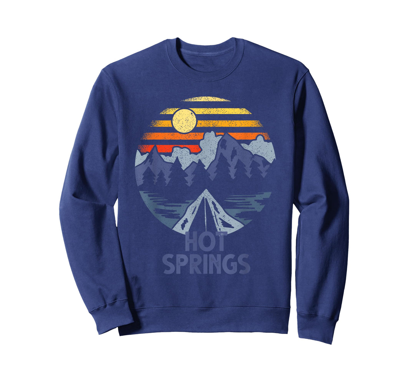 Hot Springs, North Carolina Blue Ridge Mountains Camping T-Shirt
