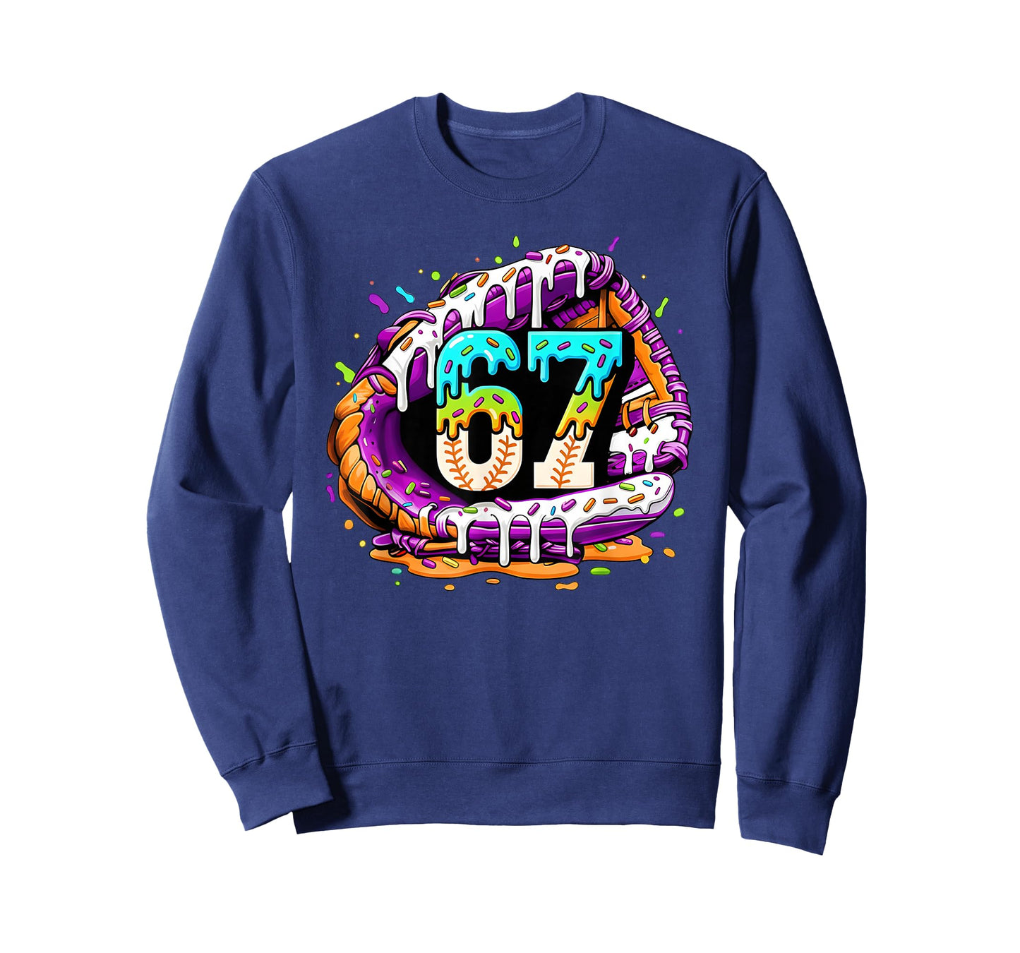 67 Ice Cream Drip Funny Six Seven Player 67th Birthday T-Shirt
