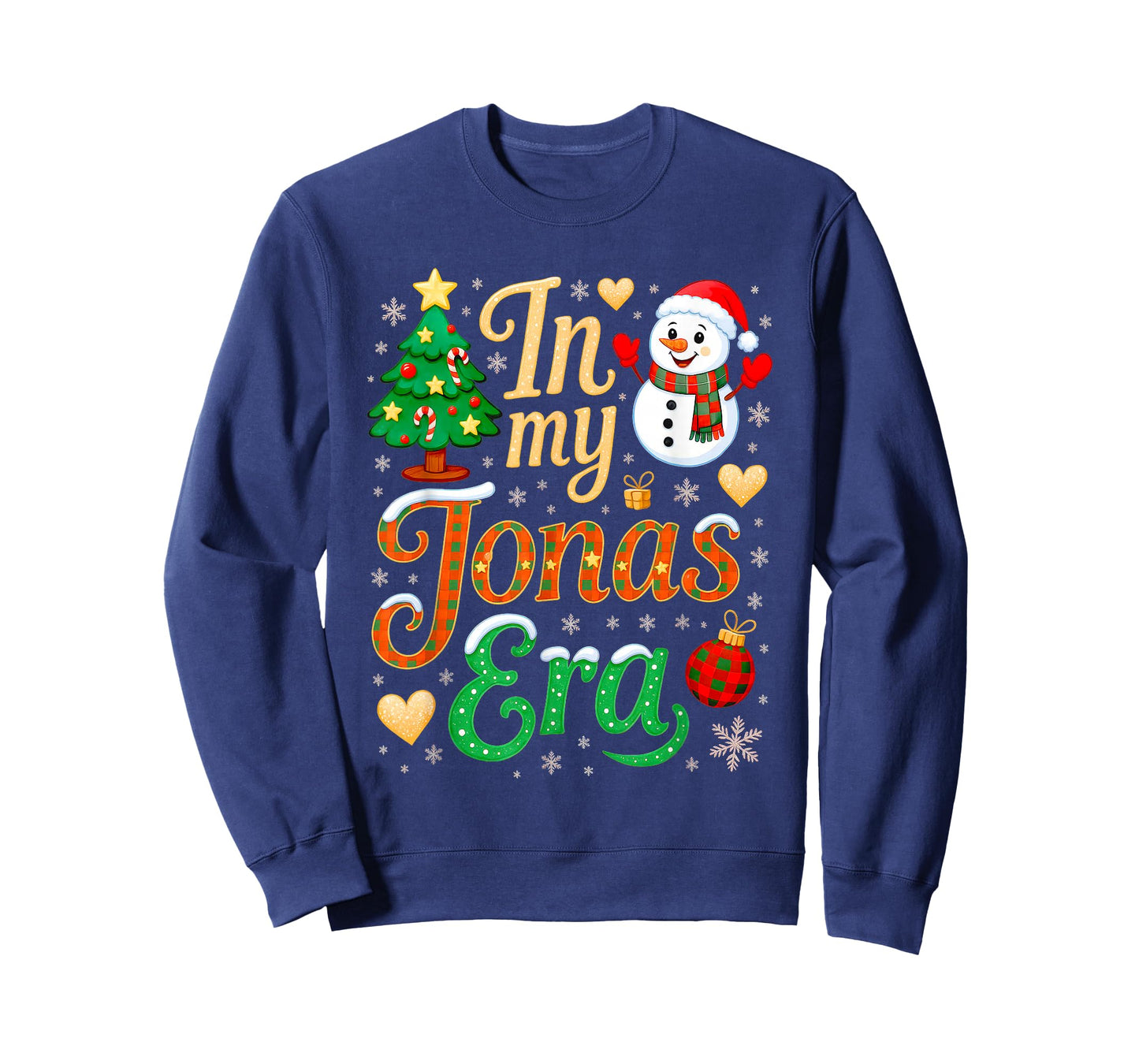in My Jonas Era Funny Jonas Heart Christmas Shirt Men Women T-Shirt