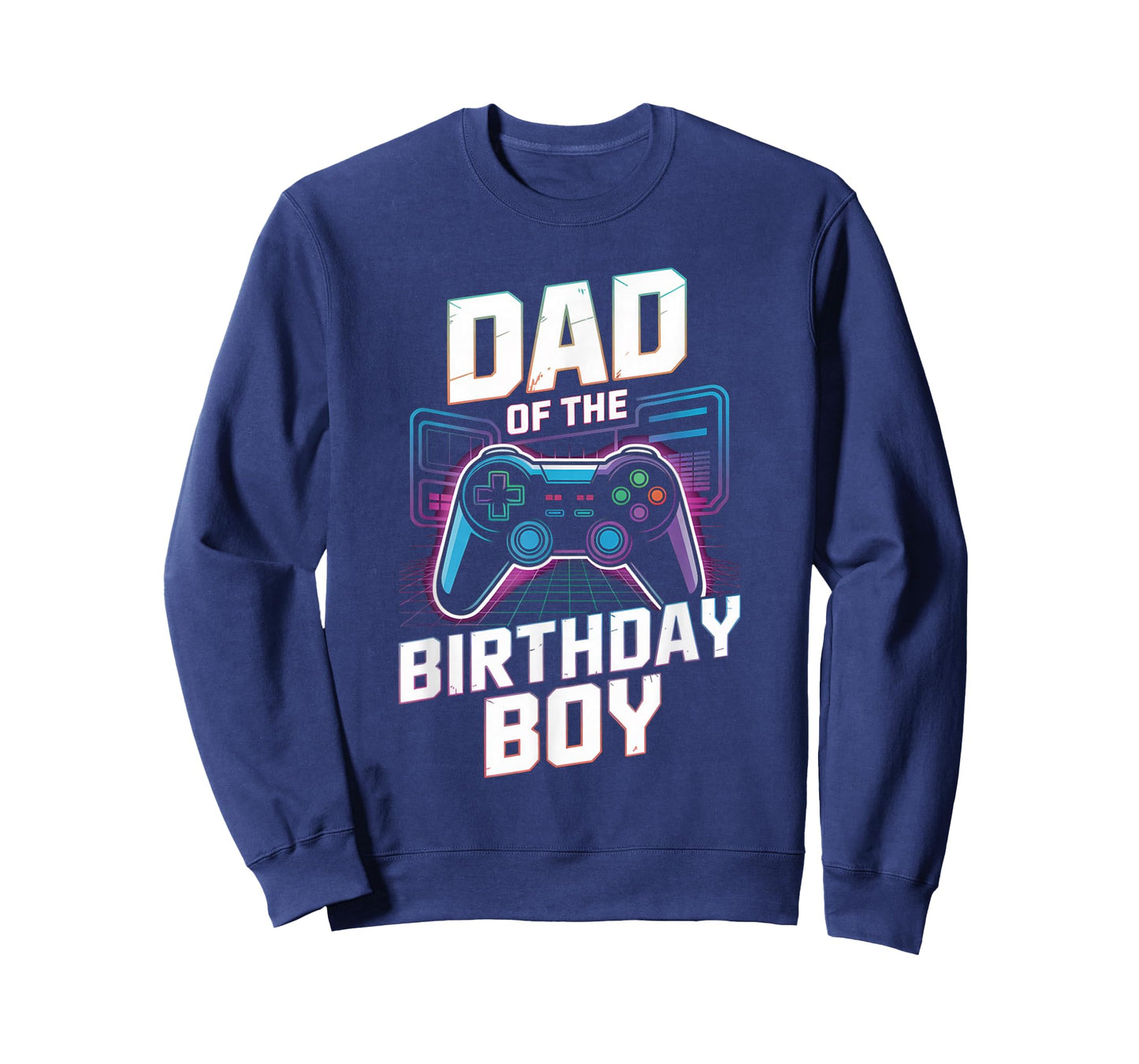 Dad of The Birthday Boy Matching Video Gamer Birthday Party T-Shirt