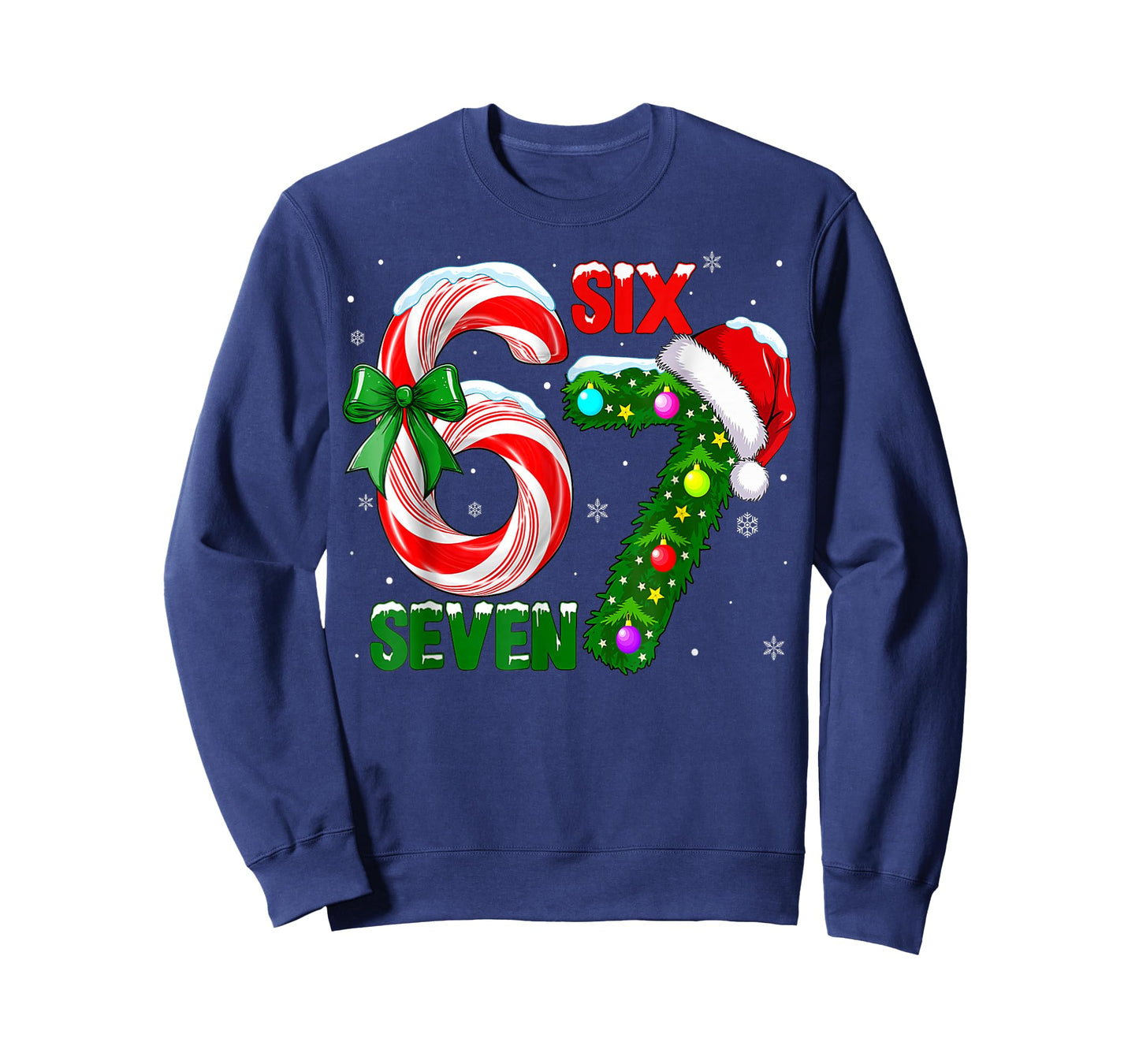 Funny 67 Christmas Shirts Boys Kids 6 7 Meme Pajamas Holiday T-Shirt