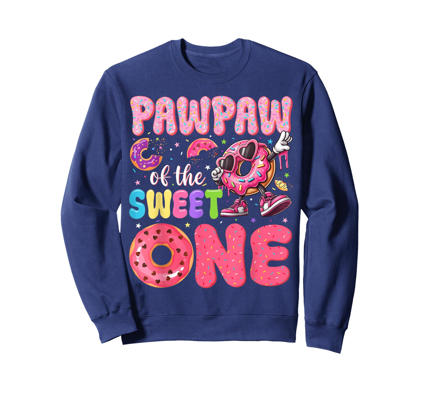 Pawpaw of The Sweet One 1st Birthday Donut Bday Party T-Shirt