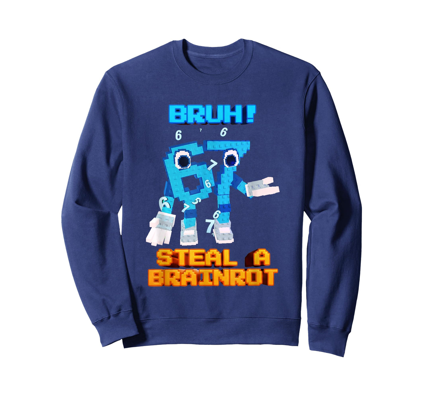 67 Six Seven 6-7 - Funny Steal Brainrot Kids Gaming Meme T-Shirt