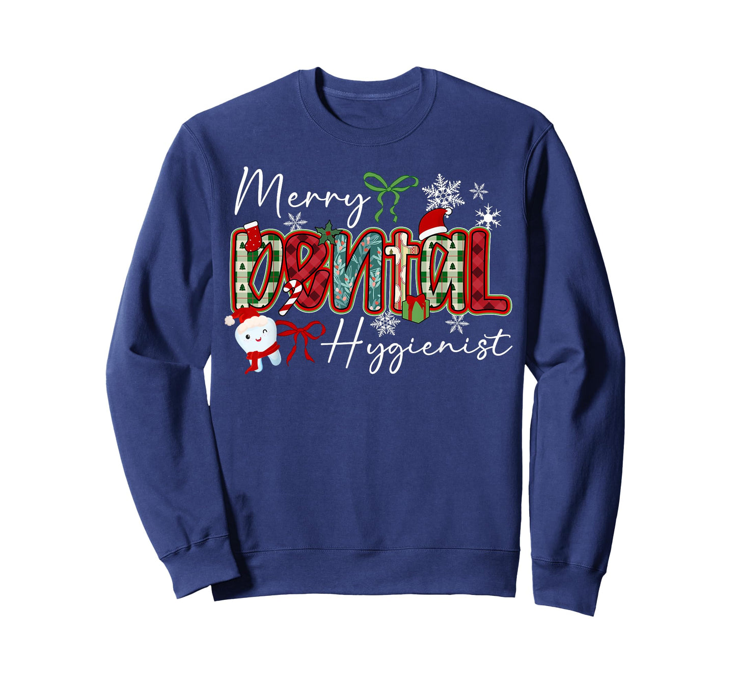 Merry Dental Hygienist Christmas Dental Hygiene Xmas Party T-Shirt