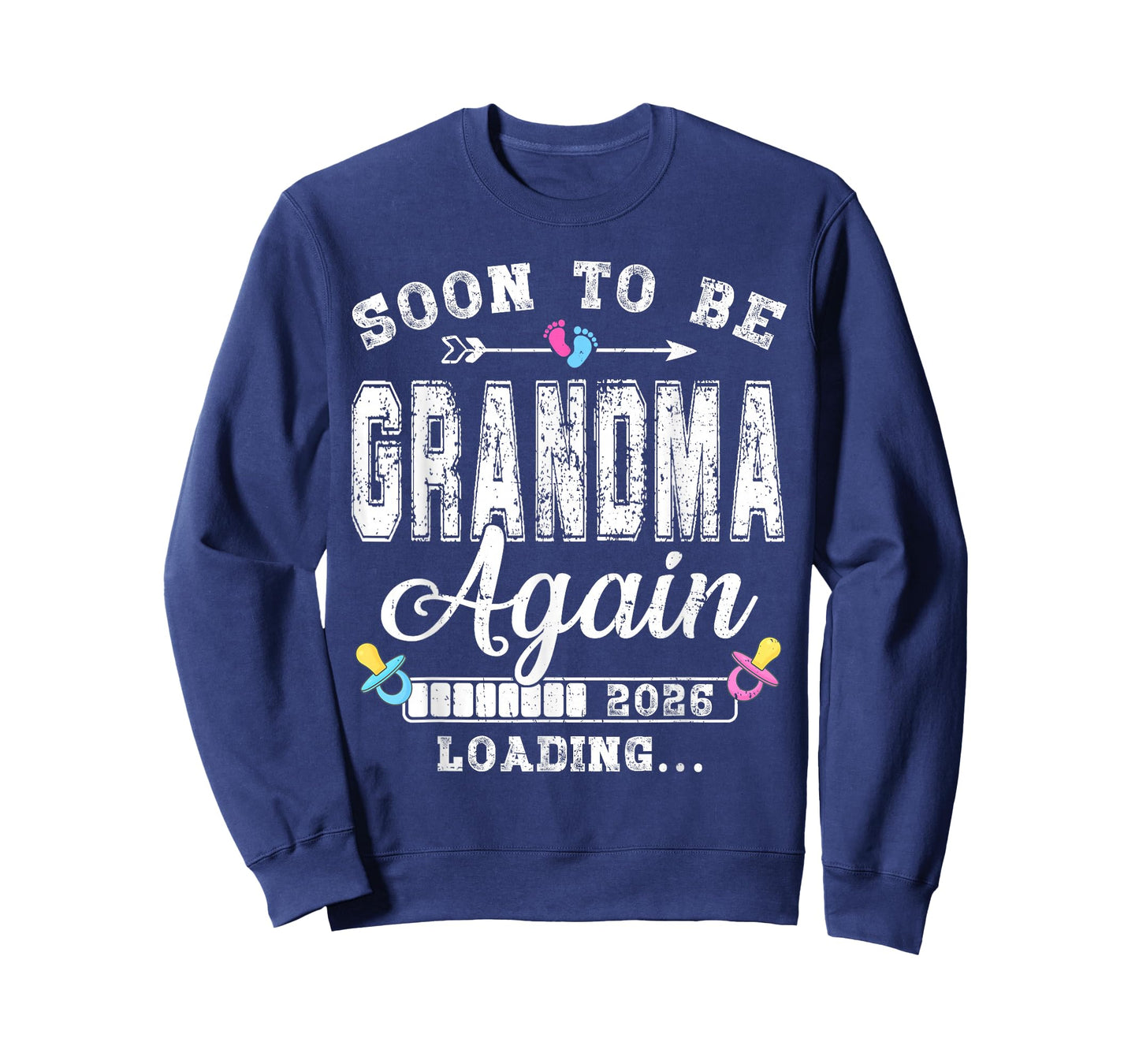 Soon to Be Grandma Again 2026 Loading Matching Family T-Shirt