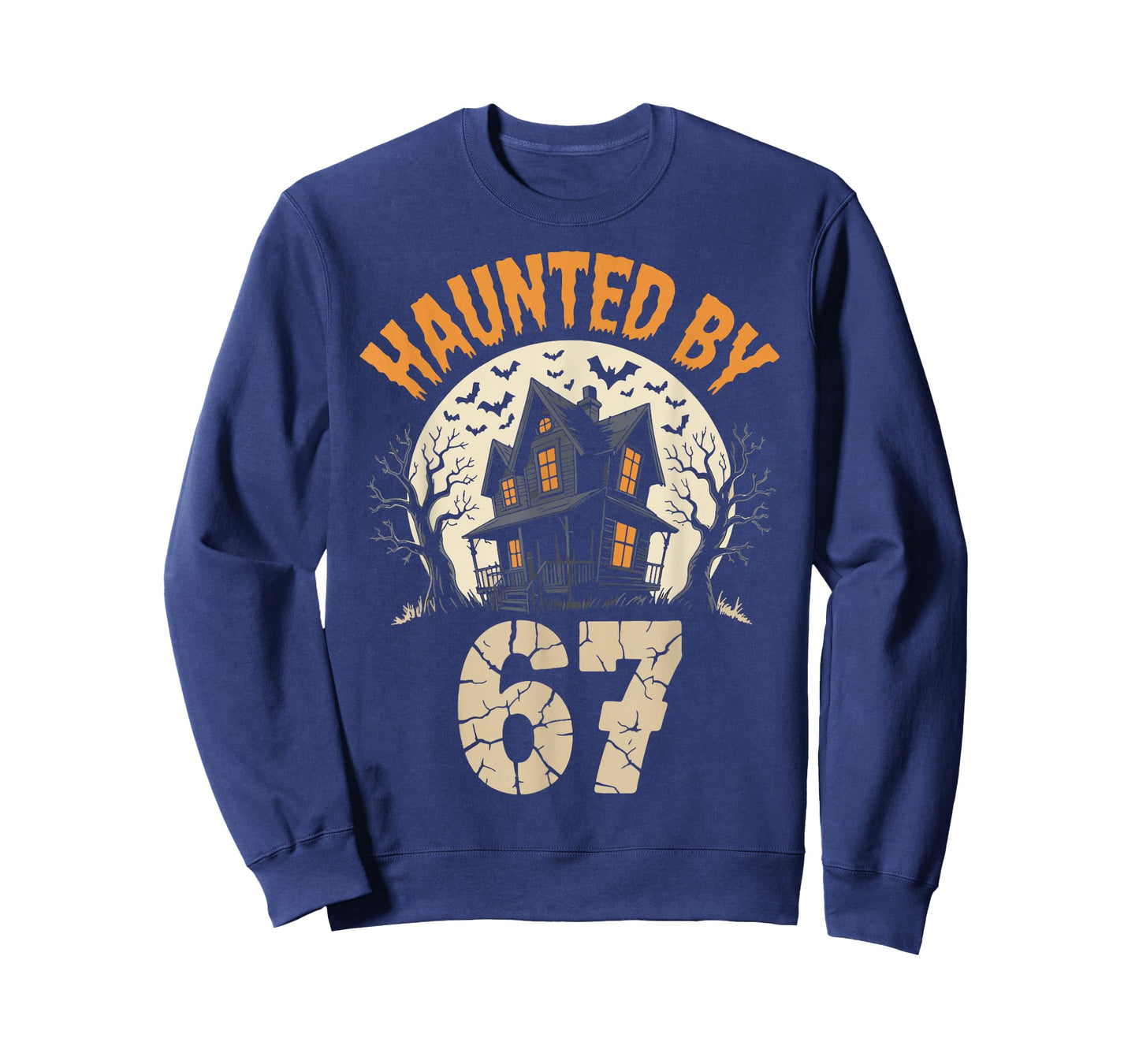 Haunted by 6-7 Brainrot Six Seven 67 Meme Halloween Costume T-Shirt