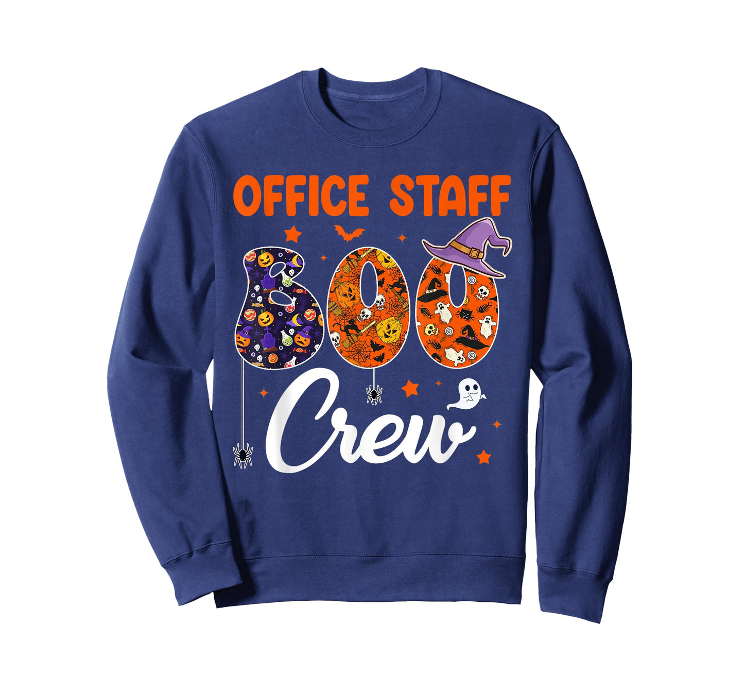 Office Staff Boo Crew Funny Halloween Matching Costume T-Shirt
