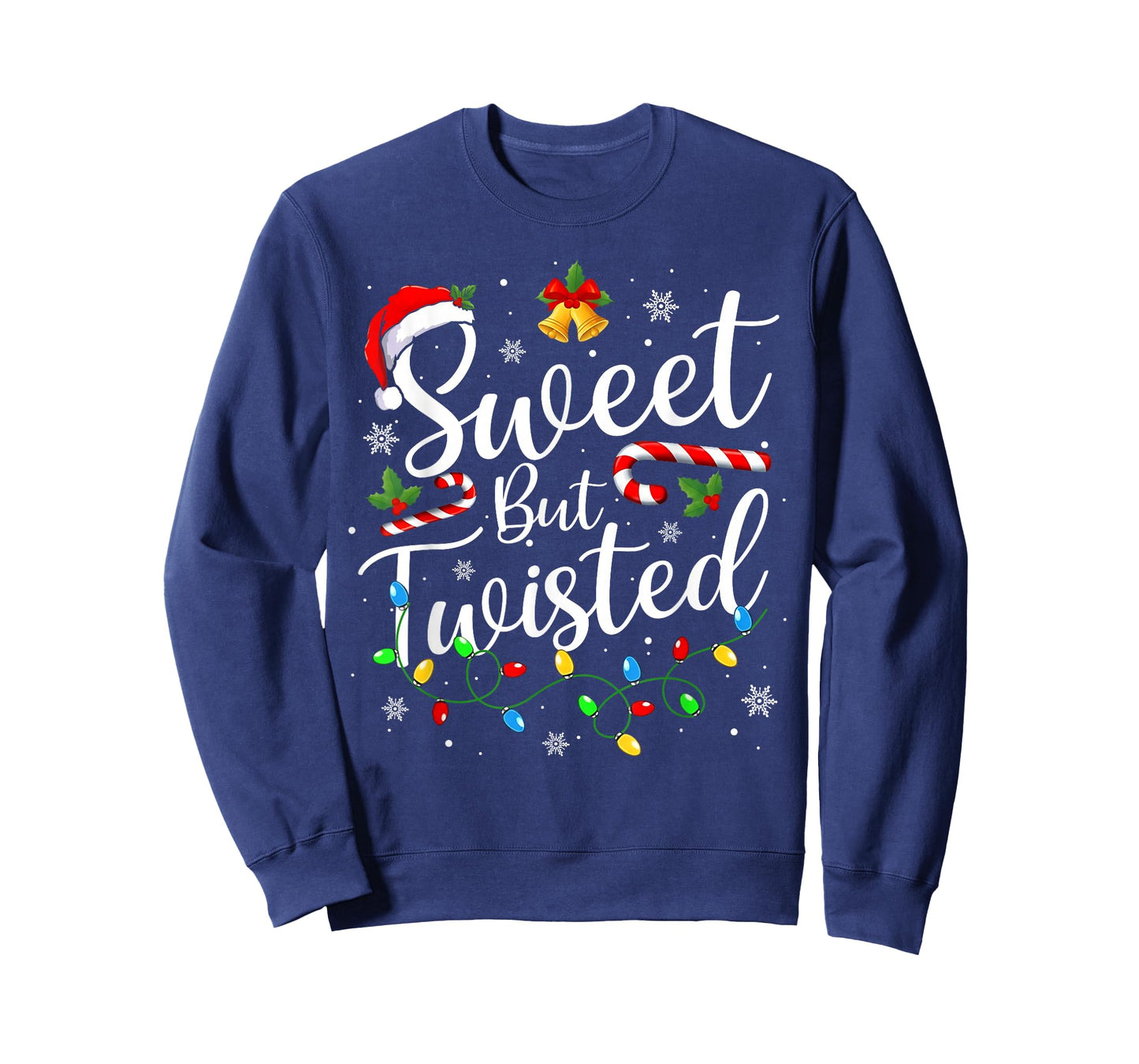 Sweet But Twisted Funny Christmas Candy Cane Xmas Holiday T-Shirt