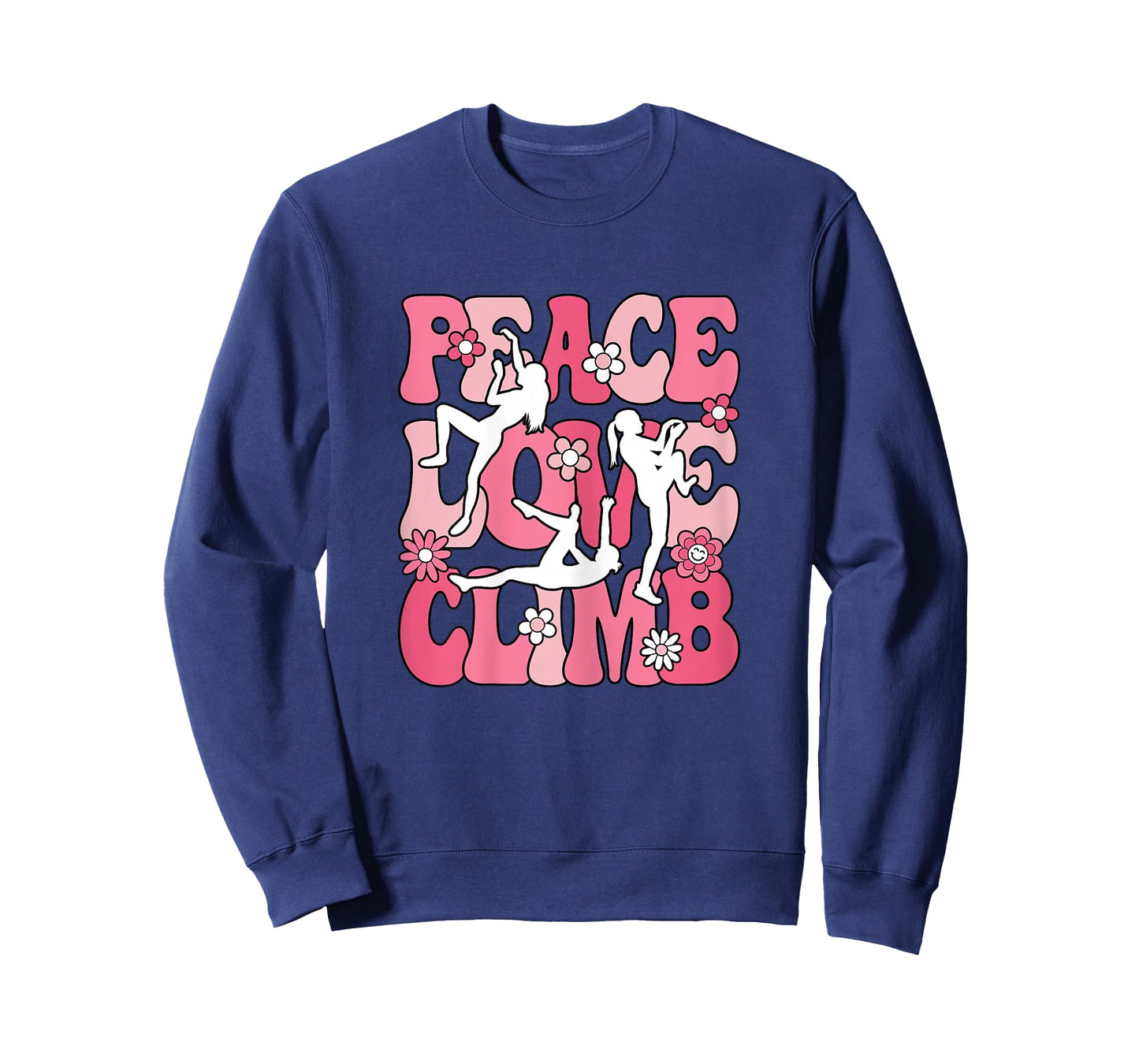 Peace Love Climb Climbing Lover Climber Women Girls Kids T-Shirt
