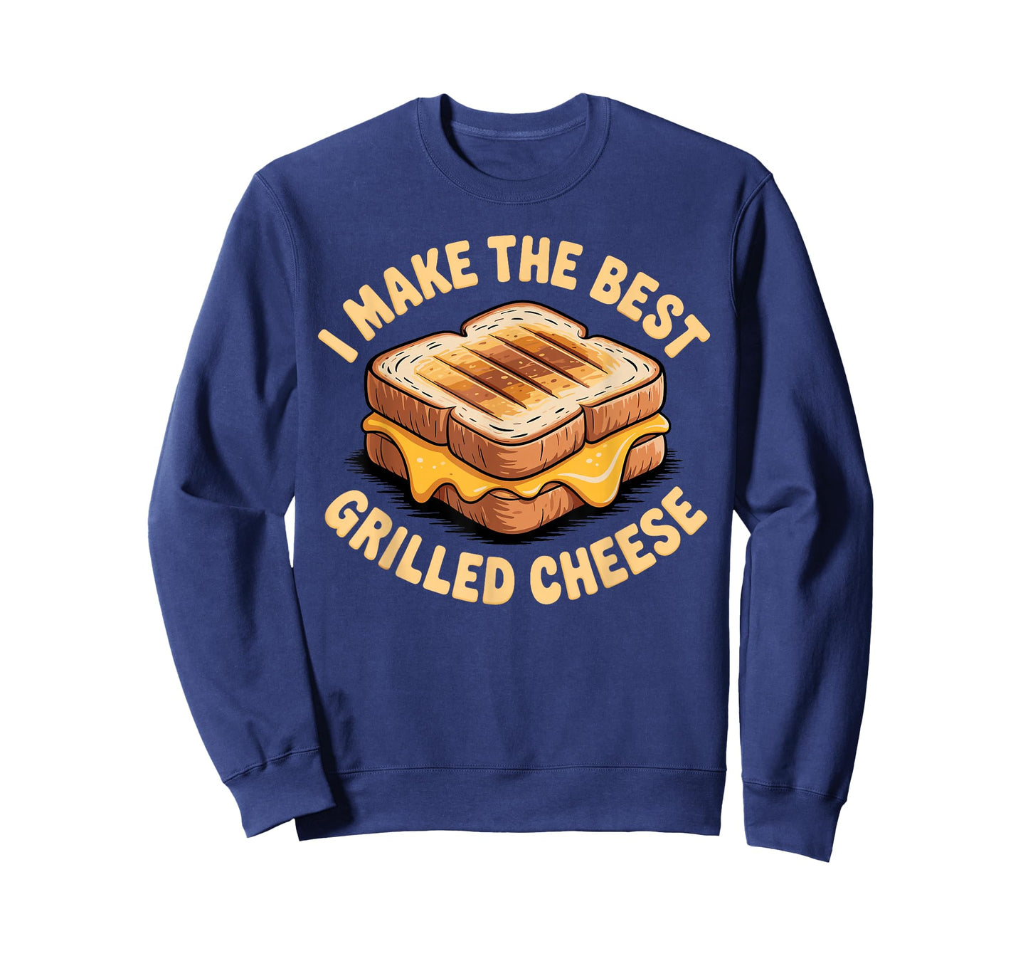 Funny Grilled Cheese Art for Men Women I Love Grilled Cheese T-Shirt