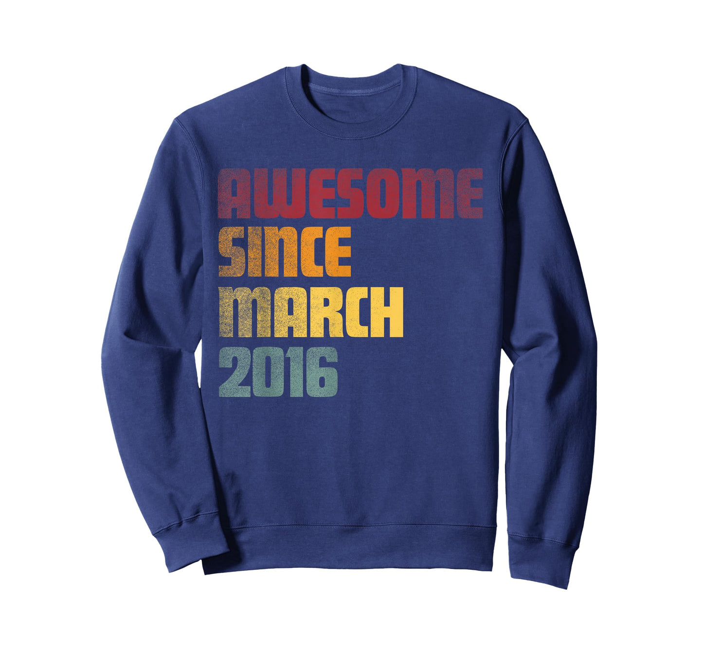 Awesome Since March 2016 10th Birthday - Vintage T-Shirt