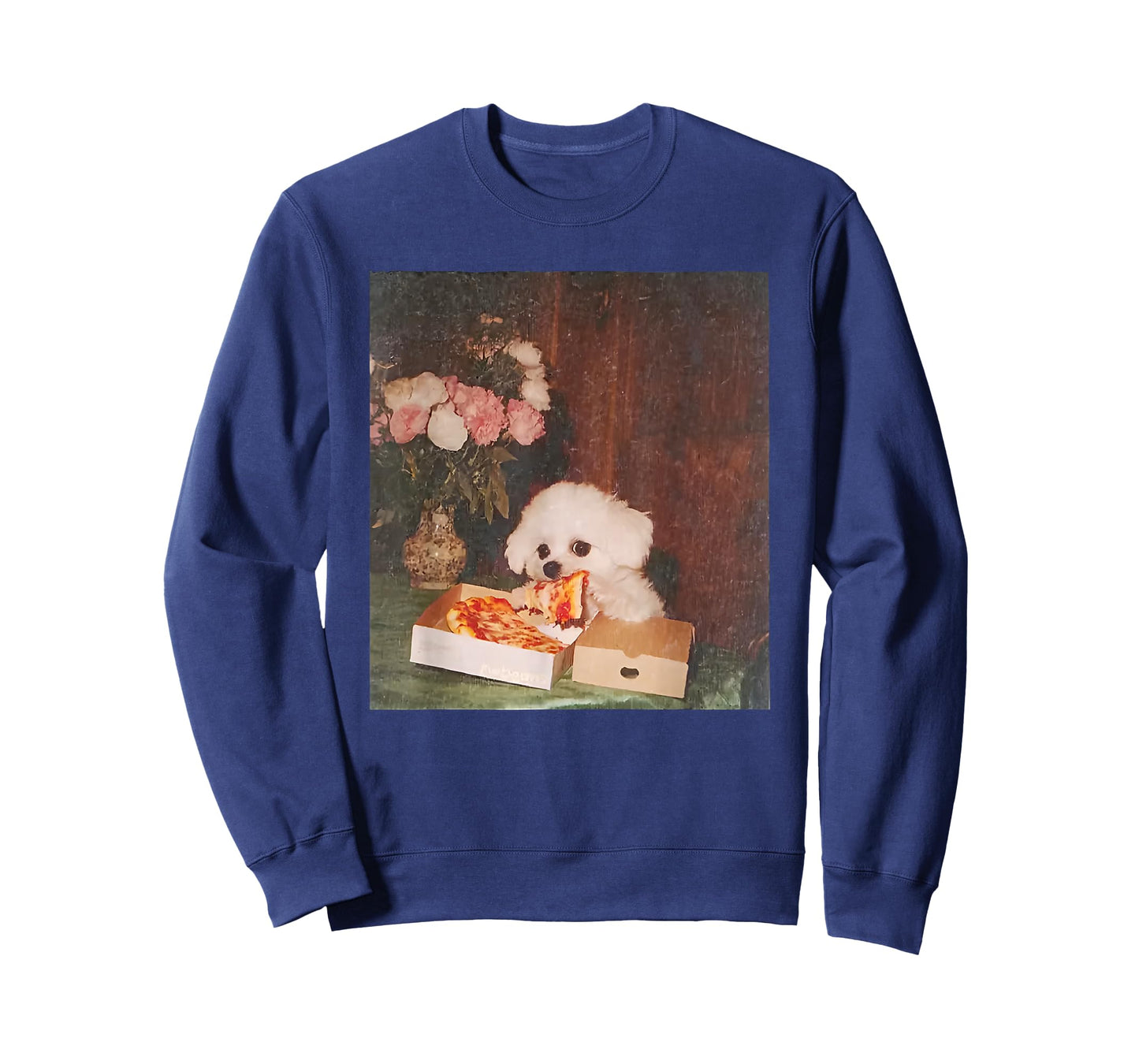 Dog Eating Pizza Funny Dog Meme T-Shirt