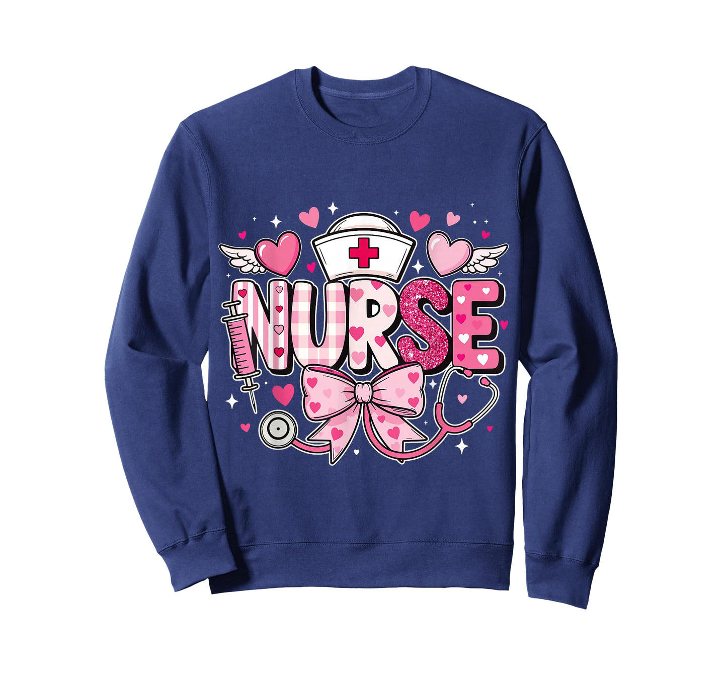 Nurse Valentines Day Cute Stethoscope RN Nursing Life T-Shirt