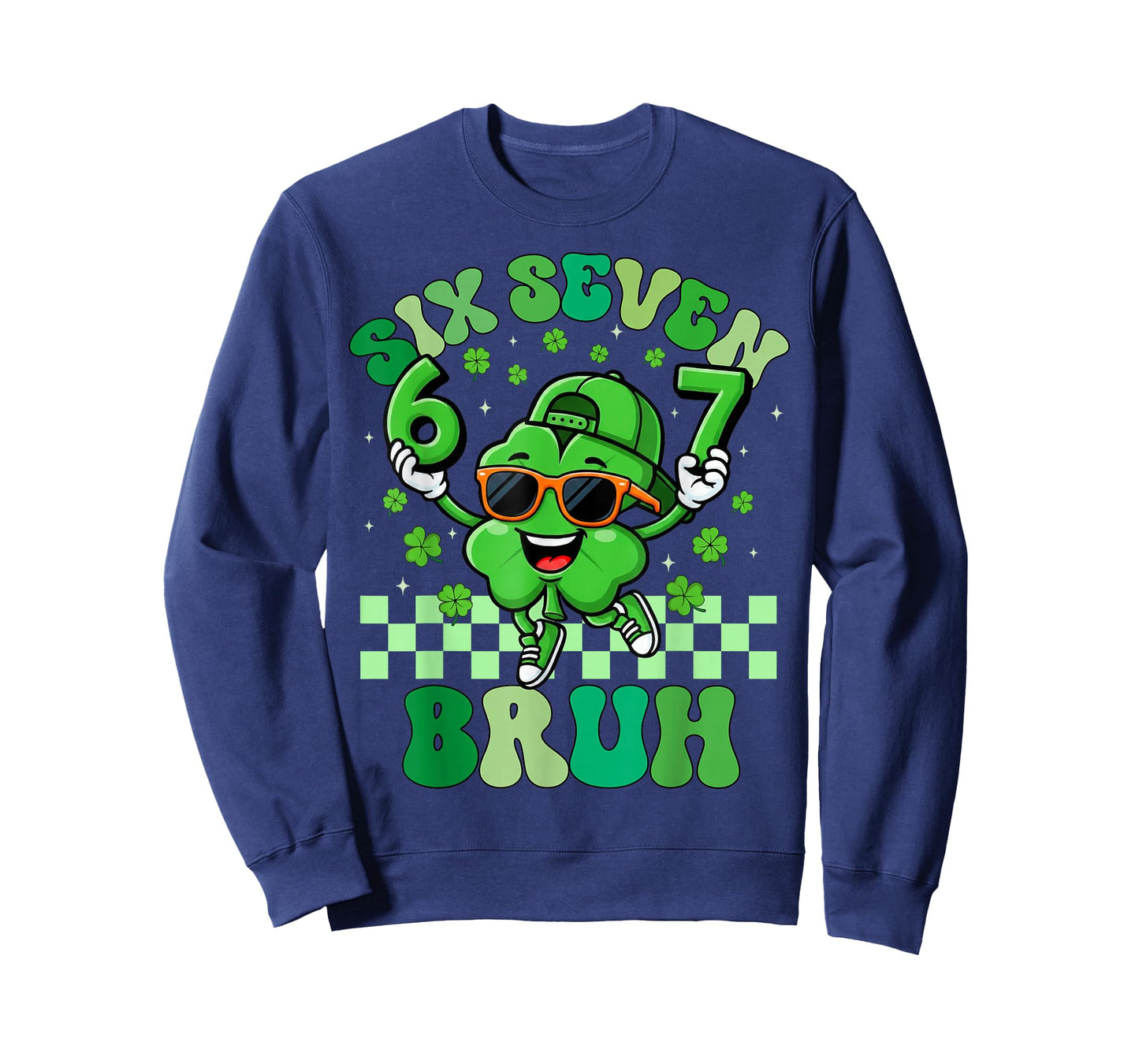 Six Seven 67 Meme St Patricks Day for Boys Girls Teens Kids T-Shirt