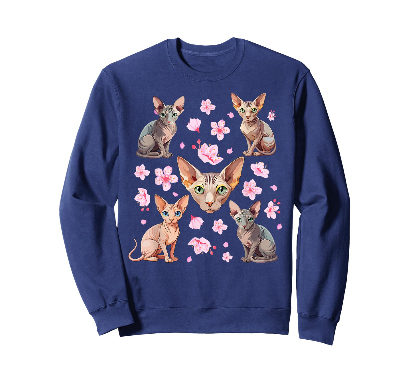 Sphynx Cat Owner Flowers Sphynx Lover Sphynx Cat Mom T-Shirt