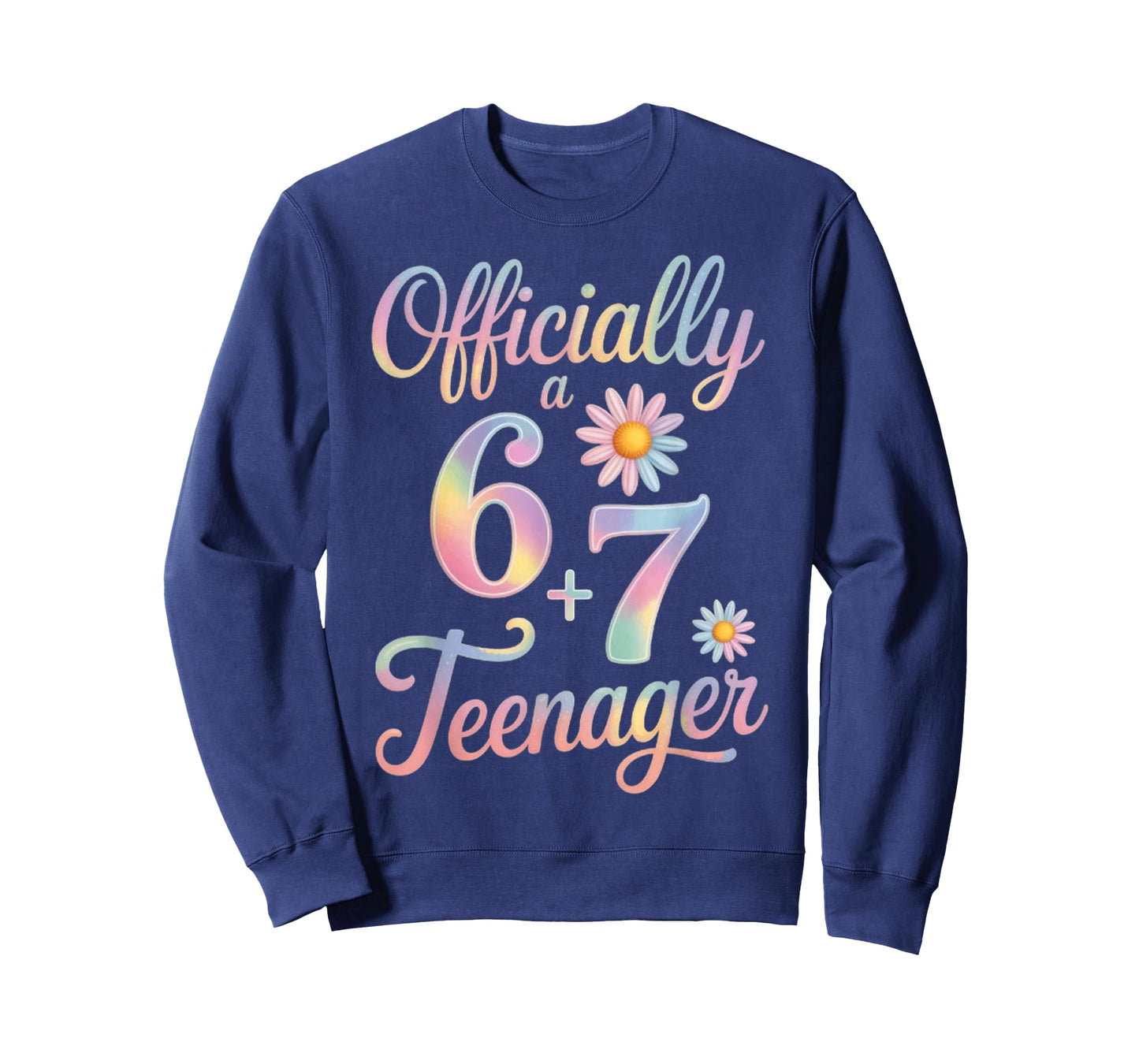 Officially a Teenager 6 + 7 13 Years 13th Birthday T-Shirt