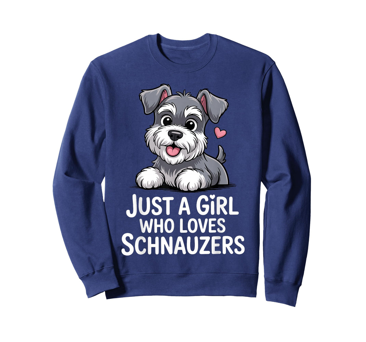 Best Schnauzer Art for Women Girls Kids Mini Schnauzer Lover T-Shirt