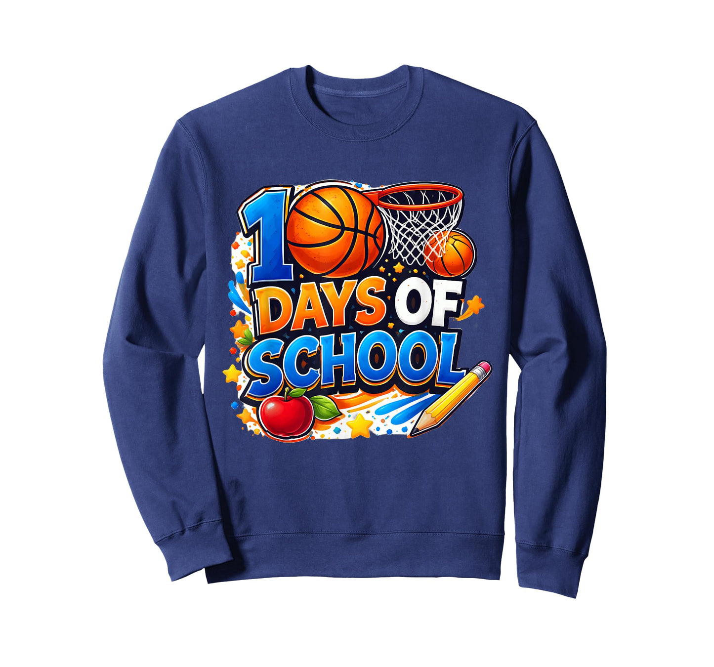 100th Day of School Kid Basketball 100th Days of School Boys T-Shirt