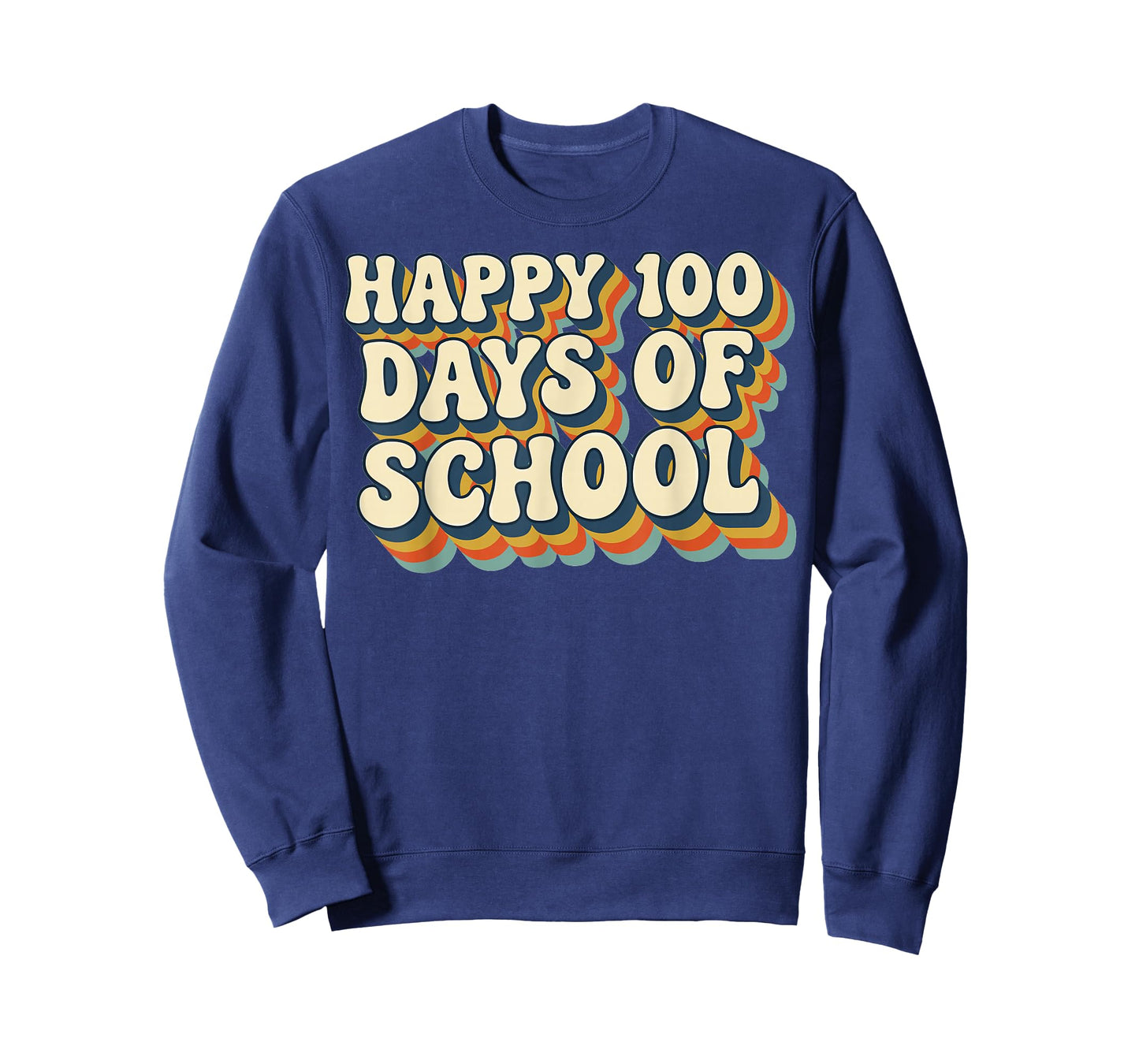100 Days of School Retro Sunset Teacher and Student T-Shirt