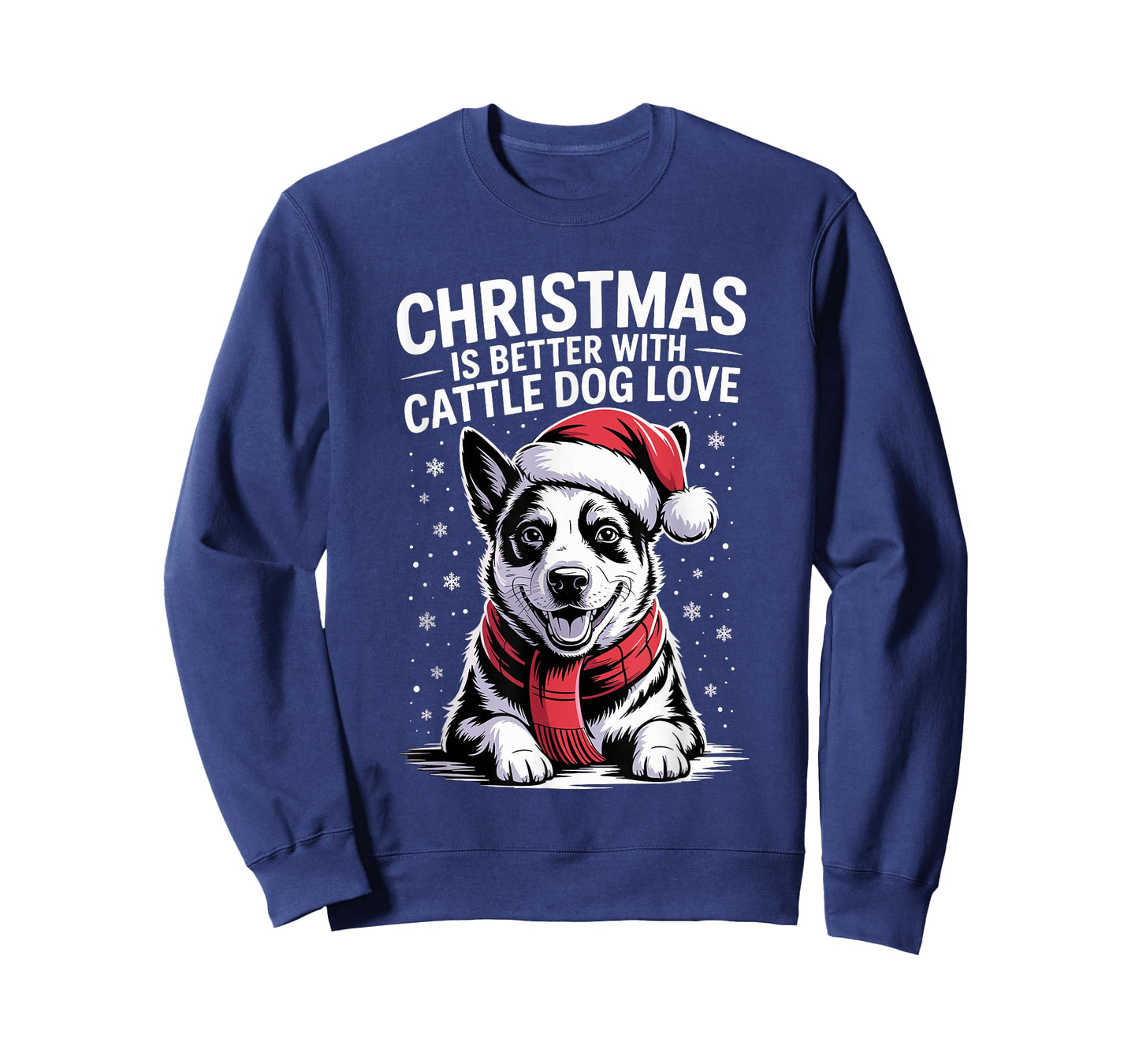 Funny Christmas is Better with Australian Cattle Dog Love T-Shirt
